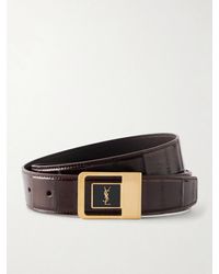 Saint Laurent - Le 66 Eel Belt - Lyst