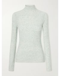 AURALEE - Ribbed Cashmere Turtleneck Sweater - Lyst