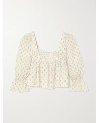 Alix Of Bohemia - Pryia Fil Coupé Gauze Blouse - Lyst