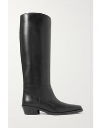 Proenza Schouler Boyd Leather Knee Boots in Brown Lyst