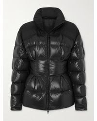 Moncler - Appliquéd Quilted Padded Glossed-Shell Down Jacket - Lyst