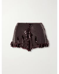 Simone Rocha - Sequined Tulle Mini Shorts - Lyst