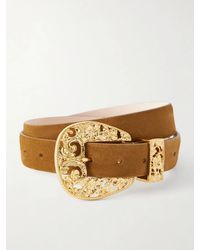 DEHANCHE - Versaille Suede Belt - Lyst