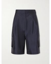 Tibi - Stella Shell Cargo Shorts - Lyst