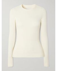 Citizens of Humanity - Bina Ribbed Stretch-Lyocell And Organic Cotton-Blend Top - Lyst