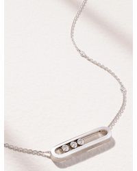 Messika - Move 18-Karat Diamond Necklace - Lyst