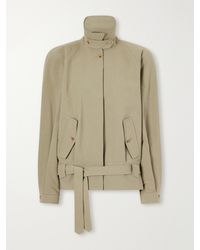 Magda Butrym - Belted Cotton-Gabardine Jacket - Lyst
