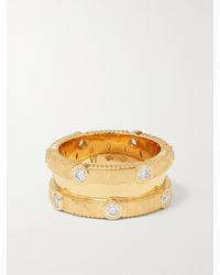 Viltier - Rayon Trio Ring Aus 18 Karat Mit Diamanten - Lyst