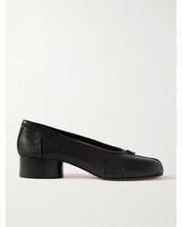 Maison Margiela - Tabi Ballerina Split-Toe Leather Pumps - Lyst