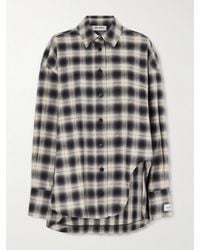 The Attico - Checked Cotton-Poplin Shirt - Lyst