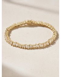 Suzanne Kalan - 18-Karat Diamond Tennis Bracelet - Lyst