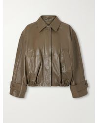 Rohe - Gathered Leather Jacket - Lyst