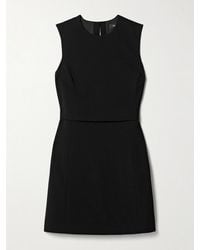 Theory - Layered Crepe Mini Dress - Lyst