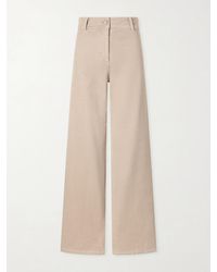 Nili Lotan - Megan Cotton-Blend Corduroy Wide-Leg Pants - Lyst