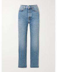 TOTEME - Net Sustain Classic Cut High-Rise Straight-Leg Organic Jeans - Lyst