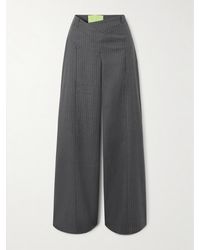 GAUGE81 - Tora Pinstriped Wool Wide-Leg Pants - Lyst