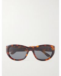 LIE STUDIO - Lee Oval-Frame Acetate Sunglasses - Lyst
