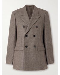 Loro Piana - Double-Breasted Wool And Cashmere-Blend Twill Blazer - Lyst