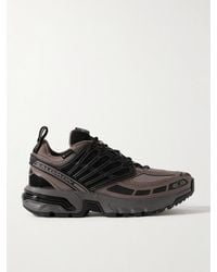 Salomon - Baskets En Résille Et En Cuir Synthétique À Finitions En Caoutchouc Acs Pro - Lyst