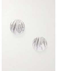 Chloé - Oversized-Tone Clip Earrings - Lyst