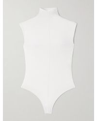 Wardrobe NYC - Rhw Body Aus Stretch-Jersey Mit Stehkragen - Lyst