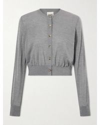 KHAITE - Tansy Wool And Cashmere-Blend Cardigan - Lyst