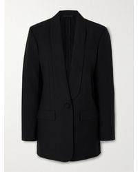 Givenchy - Pinstriped Metallic Wool-Blend Twill Blazer - Lyst