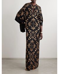plentiful qualities embellished wool-silk maxi dress Johanna Ortiz Plentiful Qualities Embellished Wool-Silk Maxi Dress