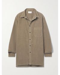 The Row - Idro Oversized Cotton-Blend Corduroy Shirt - Lyst