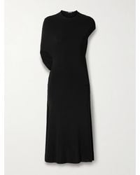 Jacquemus - La Robe Salerno Asymmetric Open-Back Stretch-Jersey Midi Dress - Lyst