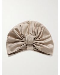 Jennifer Behr - Sasha Haube Aus Duchesse-Satin Mit Raffungen - Lyst