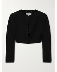 Chloé - Jacke Aus Twill Aus Einer Baumwollmischung Mit Wellenkanten - Lyst