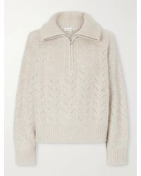 FRAME - The Airy Wool And Cashmere-Blend Cardigan - Lyst