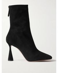 Aquazzura - Amore 95 Suede Ankle Boots - Lyst