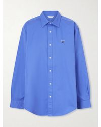 Aimé Leon Dore - Logo-Embroidered Cotton-Poplin Oversized Shirt - Lyst