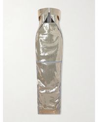 Rick Owens - Strapless Cutout Sequined Denim Gown - Lyst