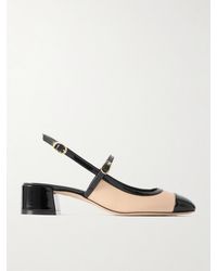 Stuart Weitzman - Maeve Leather Mary Jane Slingback Pumps - Lyst