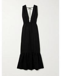 lemlem - Robe Longue En Lin Mélangé À Volants Lelisa - Lyst