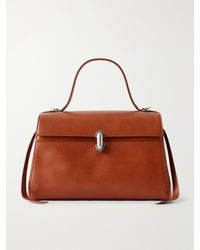 SAVETTE - Soft Symmetry Leather Top Handle Bag - Lyst