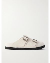 Birkenstock - 222 West Suede Clogs - Lyst