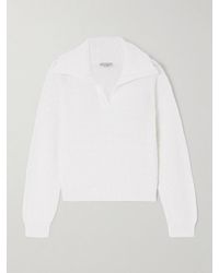 Brunello Cucinelli - Oberteil Aus Einer Baumwollmischung Mit Pailletten - Lyst