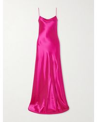 Alaïa - Silk-Satin Gown - Lyst