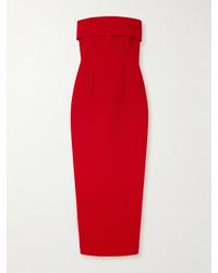 Emilia Wickstead - Keeley Strapless Cloqué Maxi Dress - Lyst