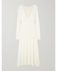 Maria McManus - Ribbed-Knit Midi Dress - Lyst