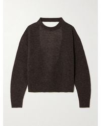 Haikure - Blair Open-Back Ribbed-Knit Sweater - Lyst