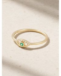 Melissa Joy Manning - Wink 14-Karat, Diamond And Emerald Ring - Lyst