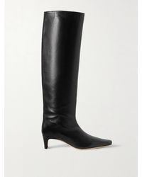 STAUD - Wally Kniehohe Stiefel Aus Leder - Lyst