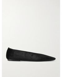 TOTEME - The Minimalist Velvet Ballet Flats - Lyst