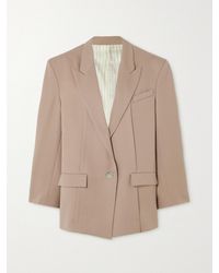 The Attico - Glen Oversized Wool-Twill Blazer - Lyst