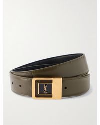 Saint Laurent - Le 66 Leather Belt - Lyst